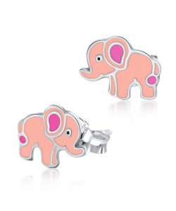 Baby Elephant Kid Stud Earring STE-662